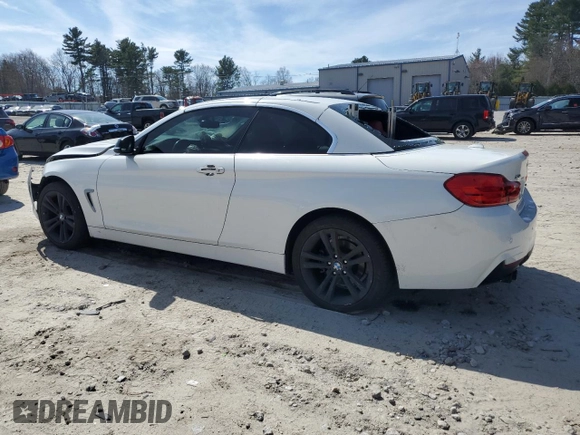 2015 BMW 4 Series 428i xDrive with VIN WBA3T1C5XFP820696, listed as a Copart auction lot 50209925 with 123,416 mi miles and Clean Title. Bid and sale history available at carsss.com. Image 2.