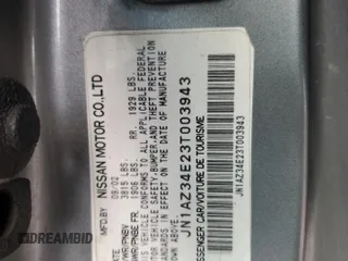 2003 Nissan 350Z Touring z VIN JN1AZ34E23T003943, wystawiony jako Copart lot #55221405 z przebiegiem 198 292 mil mil oraz Szkoda całkowita • Salvage title. Historia ofert i sprzedaży dostępna na DreamBid. Obrazek 12.