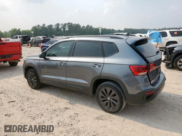 2024 Volkswagen Taos S с VIN 3VV5X7B26RM078934, выставлен на аукционе Copart как лот 58011015 с пробегом 12 234 миль миль и Списание • Salvage title. История ставок и продаж доступна на DreamBid. Изображение 2.