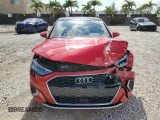 2022 Audi A3 Premium with VIN WAUAUDGY1NA072271, listed as a Copart auction lot 40297433 with 10,293 mi miles. Bid and sale history available at carsss.com. Image 5.