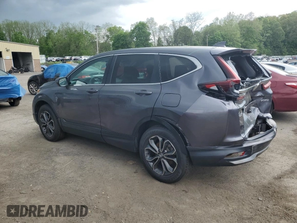2020 Honda CR-V EX-L z VIN 2HKRW2H80LH685300, wystawiony jako Copart lot #56122345 z przebiegiem 55 198 mil mil oraz Szkoda całkowita • Salvage title. Historia ofert i sprzedaży dostępna na DreamBid. Obrazek 2.