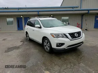 2017 Nissan Pathfinder SV z VIN 5N1DR2MN0HC606932, wystawiony jako Copart lot #44925615 z przebiegiem 127 566 mil mil oraz Szkody całkowita. Historia ofert i sprzedaży dostępna na DreamBid. Obrazek 14.