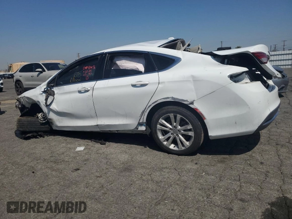2016 Chrysler 200 Limited with VIN 1C3CCCAB7GN154079, listed as a Copart auction lot 54995235 with 112,701 mi miles and Salvage Title. Bid and sale history available at carsss.com. Image 2.