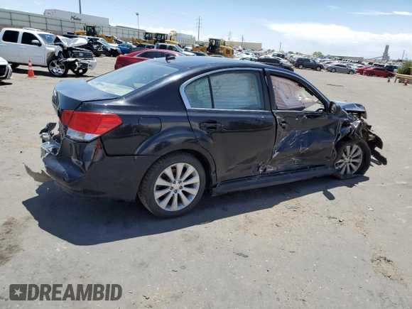 2011 Subaru Legacy Limited Power Moon with VIN 4S3BMBK61B3220114, listed as a Copart auction lot 54749404 with Not provided miles and Non repairable. Bid and sale history available at DreamBid. Image 3.