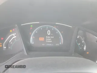 2019 Honda Civic LX with VIN 19XFC2F66KE032115, listed as a Copart auction lot 49278695 with 75,445 mi miles and Salvage Title. Bid and sale history available at DreamBid. Image 9.