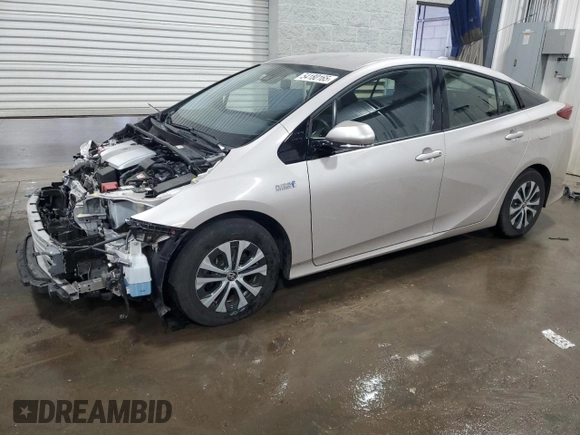 2020 Toyota Prius LE with VIN JTDKARFP2L3134042, listed as a Copart auction lot 54180165 with 66,854 mi miles and Salvage Title. Bid and sale history available at DreamBid. Image 1.