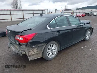 2017 Subaru Legacy Premium with VIN 4S3BNAF68H3026304, listed as a IAAI auction lot 41906623 with 142,924 mi miles. Bid and sale history available at carsss.com. Image 4.