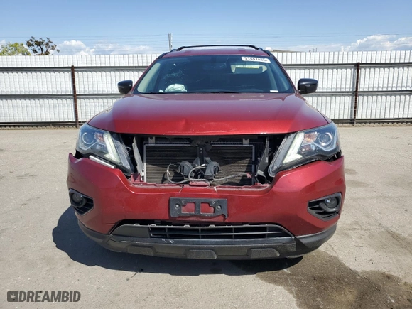 2020 Nissan Pathfinder SV with VIN 5N1DR2BN9LC600199, listed as a Copart auction lot 51447485 with 91,914 mi miles and Salvage Title. Bid and sale history available at carsss.com. Image 5.