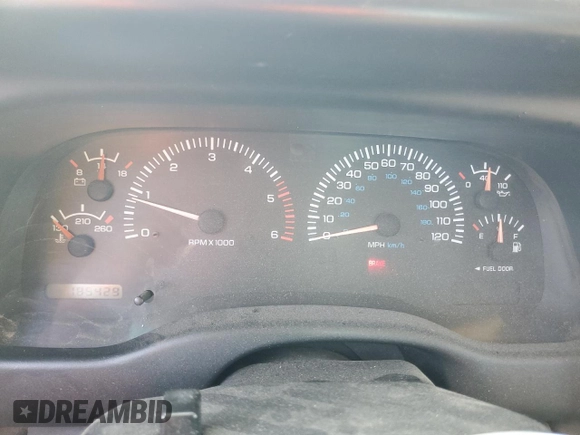 1997 Dodge Dakota with VIN 1B7FL26X1VS304628, listed as a Copart auction lot 49451935 with 185,429 mi miles and Salvage Title. Bid and sale history available at carsss.com. Image 9.