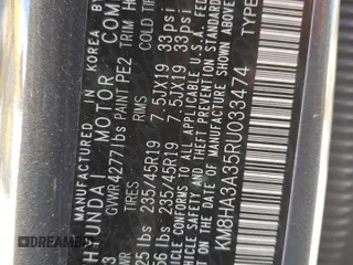 2024 Hyundai Kona N Line with VIN KM8HA3A35RU033474, listed as a Copart auction lot 82763824 with 9,424 mi miles and Salvage Title. Bid and sale history available at carsss.com. Image 14.