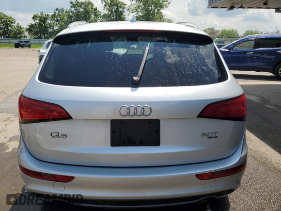 2013 Audi Q5 Premium Plus with VIN WA1DGAFPXDA054231, listed as a Copart auction lot 64730575 with 128,807 mi miles and Salvage title. Bid and sale history available at DreamBid. Image 6.
