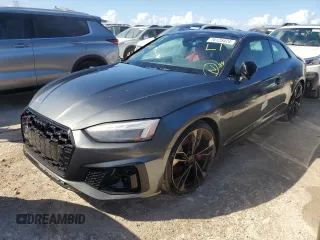 2024 Audi S5 Premium Plus with VIN WAUP4AF53RA016757, listed as a Copart auction lot 76125424 with Not Provided miles and Non Repairable. Bid and sale history available at DreamBid. Image 1.