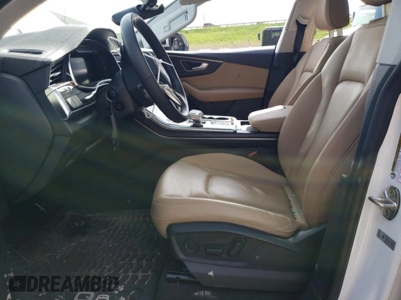2023 Audi Q8 Premium with VIN WA1AVBF10PD024362, listed as a Copart auction lot 56148275 with 38,853 mi miles and Salvage title. Bid and sale history available at DreamBid. Image 7.