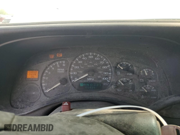 2002 Chevrolet Silverado 1500 LS with VIN 1GCEK14V32Z282564, listed as a Copart auction lot 56330345 with 125,834 mi miles and Clean Title. Bid and sale history available at DreamBid. Image 9.
