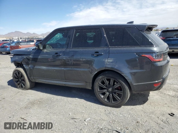 2020 Land Rover Range Rover Sport HST with VIN SALWS2RU0LA746848, listed as a Copart auction lot 49410175 with 33,255 mi miles and Salvage Title. Bid and sale history available at carsss.com. Image 2.