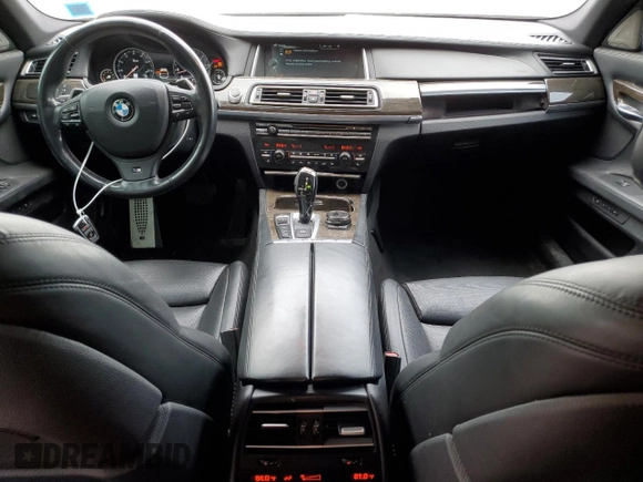 2014 BMW 7 Series ALPINA B7 xDrive with VIN WBAYF8C51ED652985, listed as a Copart auction lot 54299625 with 80,577 mi miles and Salvage Title. Bid and sale history available at DreamBid. Image 8.