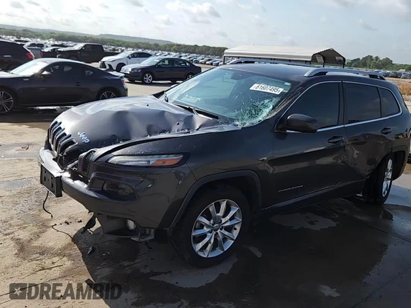 2014 Jeep Cherokee Limited with VIN 1C4PJLDS0EW238119, listed as a Copart auction lot 61607495 with 181,689 mi miles and Salvage title. Bid and sale history available at DreamBid. Image 15.