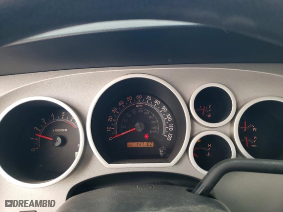 2007 Toyota Tundra SR5 with VIN 5TFRU541X7X004232, listed as a Copart auction lot 83271934 with 147,102 mi miles and Salvage Title. Bid and sale history available at carsss.com. Image 9.