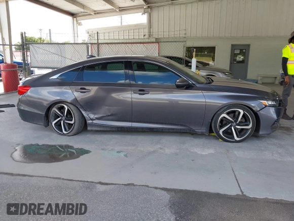 2019 Honda Accord Sport with VIN 1HGCV2F33KA015456, listed as a IAAI auction lot 42470172 with 87,477 mi miles and . Bid and sale history available at DreamBid. Image 13.