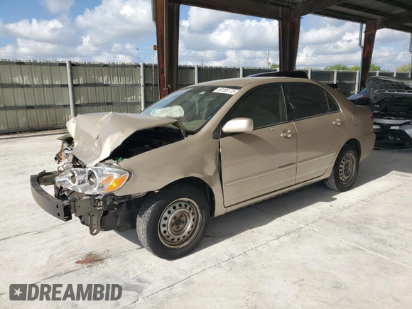 2005 Toyota Corolla CE with VIN 2T1BR32EF5C438107, listed as a Copart auction lot 56186175 with Not Provided miles and Clean Title. Bid and sale history available at DreamBid. Image 1.