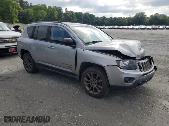 2016 Jeep Compass Sport z VIN 1C4NJDBB2GD798836, wystawiony jako Copart lot #58796535 z przebiegiem 67 195 mil mil oraz Szkoda całkowita • Salvage title. Historia ofert i sprzedaży dostępna na DreamBid. Obrazek 4.