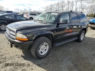2002 Dodge Durango SLT z VIN 1B4HS48N02F179268, wystawiony jako Copart lot #51459765 z przebiegiem 210 934 mil mil oraz Czysty tytuł • Clean title. Historia ofert i sprzedaży dostępna na DreamBid. Obrazek 1.