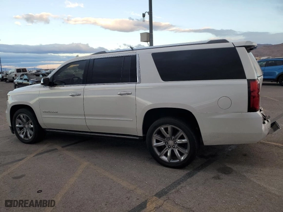 2018 Chevrolet Suburban Premier with VIN 1GNSCJKC4JR179631, listed as a Copart auction lot 75852974 with 82,008 mi miles and Salvage Title. Bid and sale history available at carsss.com. Image 2.