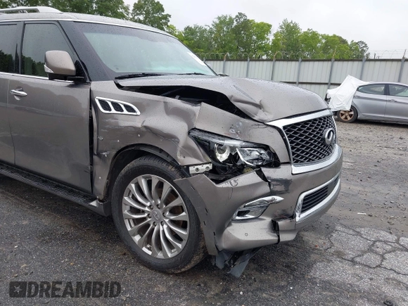 2015 Infiniti QX80 with VIN JN8AZ2NE2F9086138, listed as a IAAI auction lot 42365112 with 174,818 mi miles and . Bid and sale history available at DreamBid. Image 6.