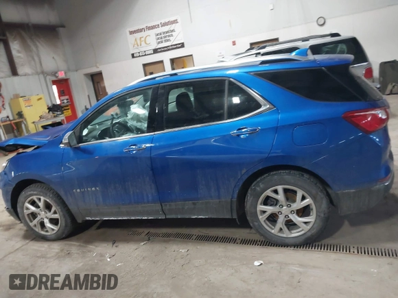2019 Chevrolet Equinox Premier with VIN 3GNAXXEV9KS587461, listed as a IAAI auction lot 41368140 with 110,408 mi miles and . Bid and sale history available at DreamBid. Image 14.