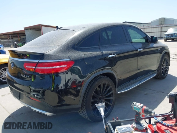 2017 Mercedes-Benz GLE 43 AMG with VIN 4JGED6EB3HA085540, listed as a IAAI auction lot 41821746 with 102,489 mi miles and . Bid and sale history available at DreamBid. Image 4.