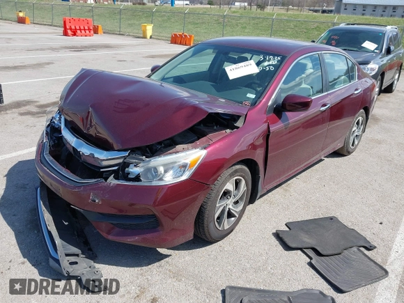 2016 Honda Accord Sedan LX with VIN 1HGCR2F32GA098244, listed as a IAAI auction lot 41869489 with Not Provided miles. Bid and sale history available at carsss.com. Image 17.