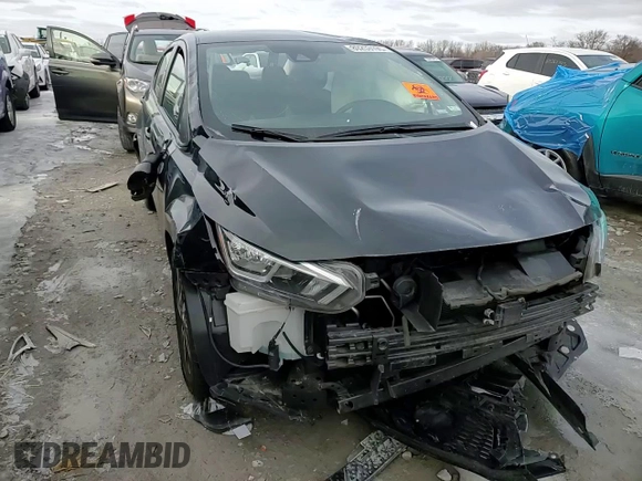2021 Nissan Versa SV with VIN 3N1CN8EVXML890682, listed as a Copart auction lot 89253195 with 74,265 mi miles and Salvage Title. Bid and sale history available at carsss.com. Image 14.
