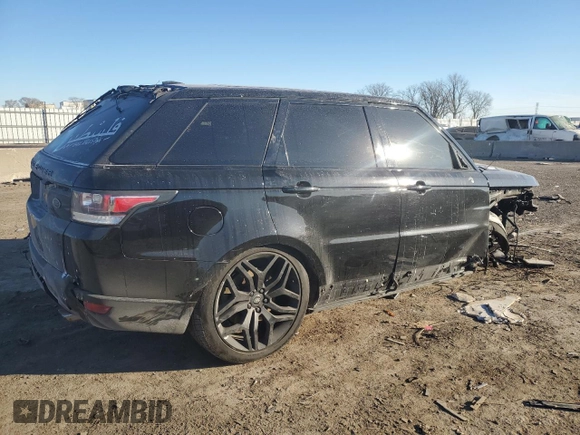 2014 Land Rover Range Rover Sport Supercharged with VIN SALWR2EF1EA333990, listed as a Copart auction lot 42193415 with 0 mi miles and Salvage Title. Bid and sale history available at carsss.com. Image 3.