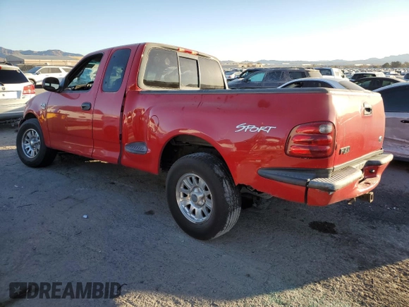2002 Ford F-150 XL with VIN 1FTRX07W22KA41637, listed as a Copart auction lot 43665235 with 277,896 mi miles and Salvage title. Bid and sale history available at DreamBid. Image 2.