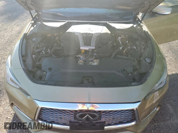2017 Infiniti Q60 Red Sport 400 with VIN JN1FV7EL0HM700972, listed as a Copart auction lot 62163635 with 124,364 mi miles and Clean title. Bid and sale history available at DreamBid. Image 11.