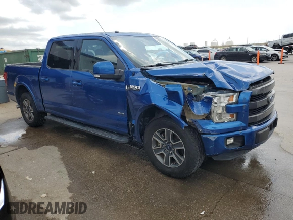 2017 Ford F-150 XL with VIN 1FTEW1CP4HFA00336, listed as a Copart auction lot 58044935 with 92,096 mi miles and Salvage title. Bid and sale history available at DreamBid. Image 4.