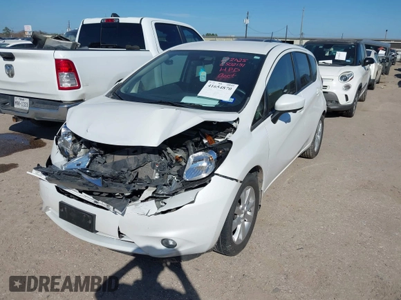 2015 Nissan Note SV with VIN 3N1CE2CP9FL443815, listed as a IAAI auction lot 41654870 with 84,449 mi miles and . Bid and sale history available at DreamBid. Image 2.