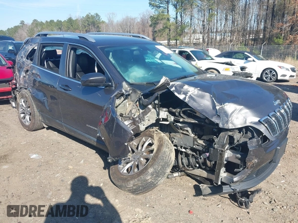 2019 Jeep Cherokee Latitude Plus with VIN 1C4PJMLB3KD424994, listed as a IAAI auction lot 41506691 with 87,912 mi miles and . Bid and sale history available at DreamBid. Image 1.