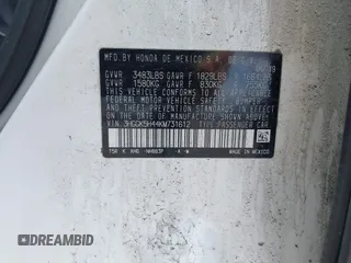 2019 Honda Fit LX с VIN 3HGGK5H44KM731612, выставлен на аукционе IAAI как лот 42094516 с пробегом 84 309 миль миль и . История ставок и продаж доступна на DreamBid. Изображение 9.
