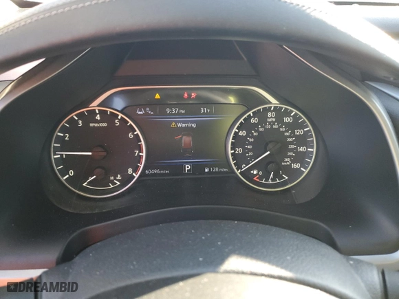 2022 Nissan Murano S with VIN 5N1AZ2AS8NC129126, listed as a Copart auction lot 86288094 with 60,496 mi miles and Salvage Title. Bid and sale history available at carsss.com. Image 9.