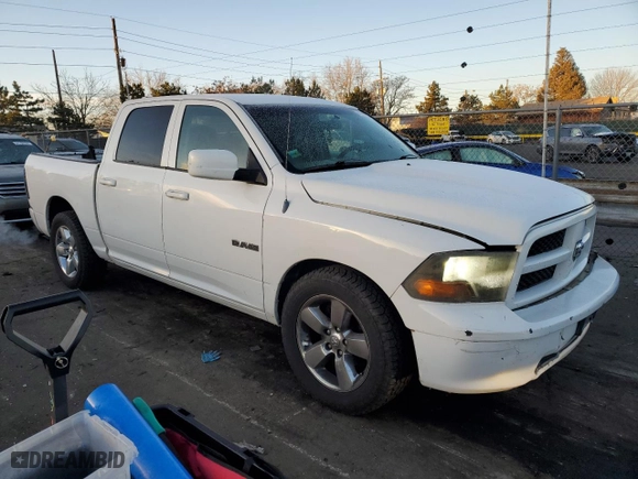 2010 Dodge Ram 1500 SLT with VIN 1D7RB1CP5AS180037, listed as a Copart auction lot 84408724 with 89,776 mi miles and Salvage Title. Bid and sale history available at carsss.com. Image 4.