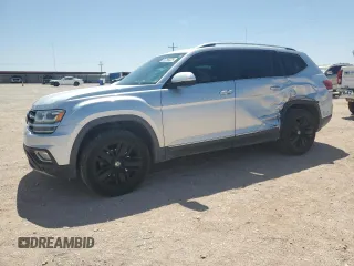 2019 Volkswagen Atlas SEL z VIN 1V2ER2CA0KC599140, wystawiony jako Copart lot #51256325 z przebiegiem 113 104 mil mil oraz Szkoda całkowita • Salvage title. Historia ofert i sprzedaży dostępna na DreamBid. Obrazek 1.