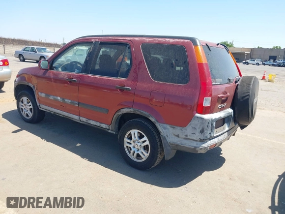 2002 Honda CR-V EX with VIN JHLRD78892C094415, listed as a IAAI auction lot 42406205 with 218,279 mi miles and . Bid and sale history available at DreamBid. Image 3.