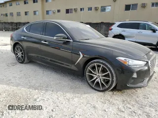 2021 Genesis G70 2.0T with VIN KMTG44LA7MU066768, listed as a Copart auction lot 79995804 with 19,460 mi miles and Non Repairable. Bid and sale history available at carsss.com. Image 4.