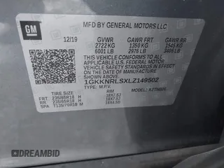 2020 GMC Acadia SLE z VIN 1GKKNRLSXLZ149502, wystawiony jako IAAI lot #41344434 z przebiegiem 39 403 mil mil oraz . Historia ofert i sprzedaży dostępna na DreamBid. Obrazek 9.