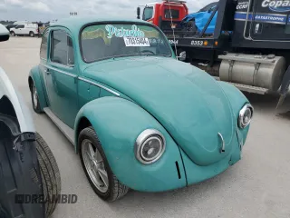 1969 Volkswagen Beetle with VIN 119682637V, listed as a Copart auction lot 70315404 with 59,148 mi miles and Salvage Title. Bid and sale history available at DreamBid. Image 4.