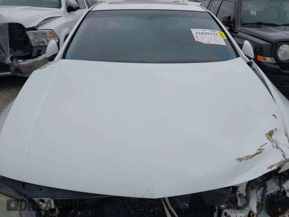 2012 Acura TSX Tech Pkg with VIN JH4CU2F67CC009658, listed as a IAAI auction lot 41849122 with 103,009 mi miles. Bid and sale history available at carsss.com. Image 18.