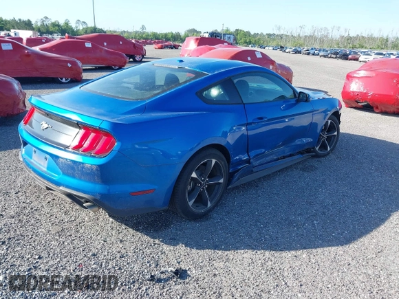 2020 Ford Mustang EcoBoost with VIN 1FA6P8THXL5129382, listed as a IAAI auction lot 39268667 with 18,517 mi miles. Bid and sale history available at carsss.com. Image 4.