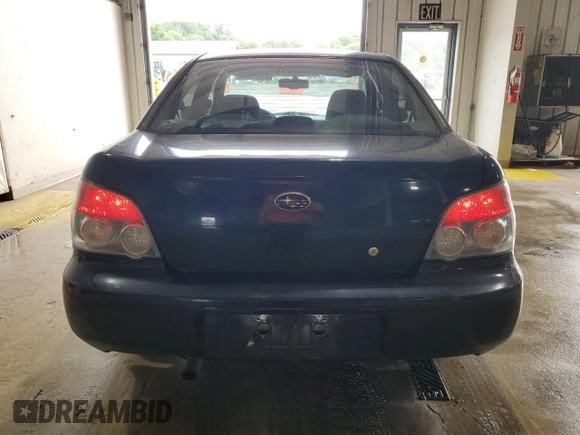 2006 Subaru Impreza i z VIN JF1GD676X6G517456, wystawiony jako Copart lot #61001205 z przebiegiem 185 796 mil mil oraz Szkoda całkowita • Salvage title. Historia ofert i sprzedaży dostępna na DreamBid. Obrazek 6.