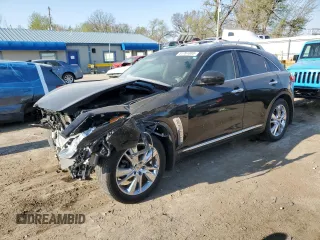 2012 Infiniti FX z VIN JN8AS1MU6CM122168, wystawiony jako Copart lot #51761085 z przebiegiem 143 449 mil mil oraz Szkoda całkowita • Salvage title. Historia ofert i sprzedaży dostępna na DreamBid. Obrazek 1.